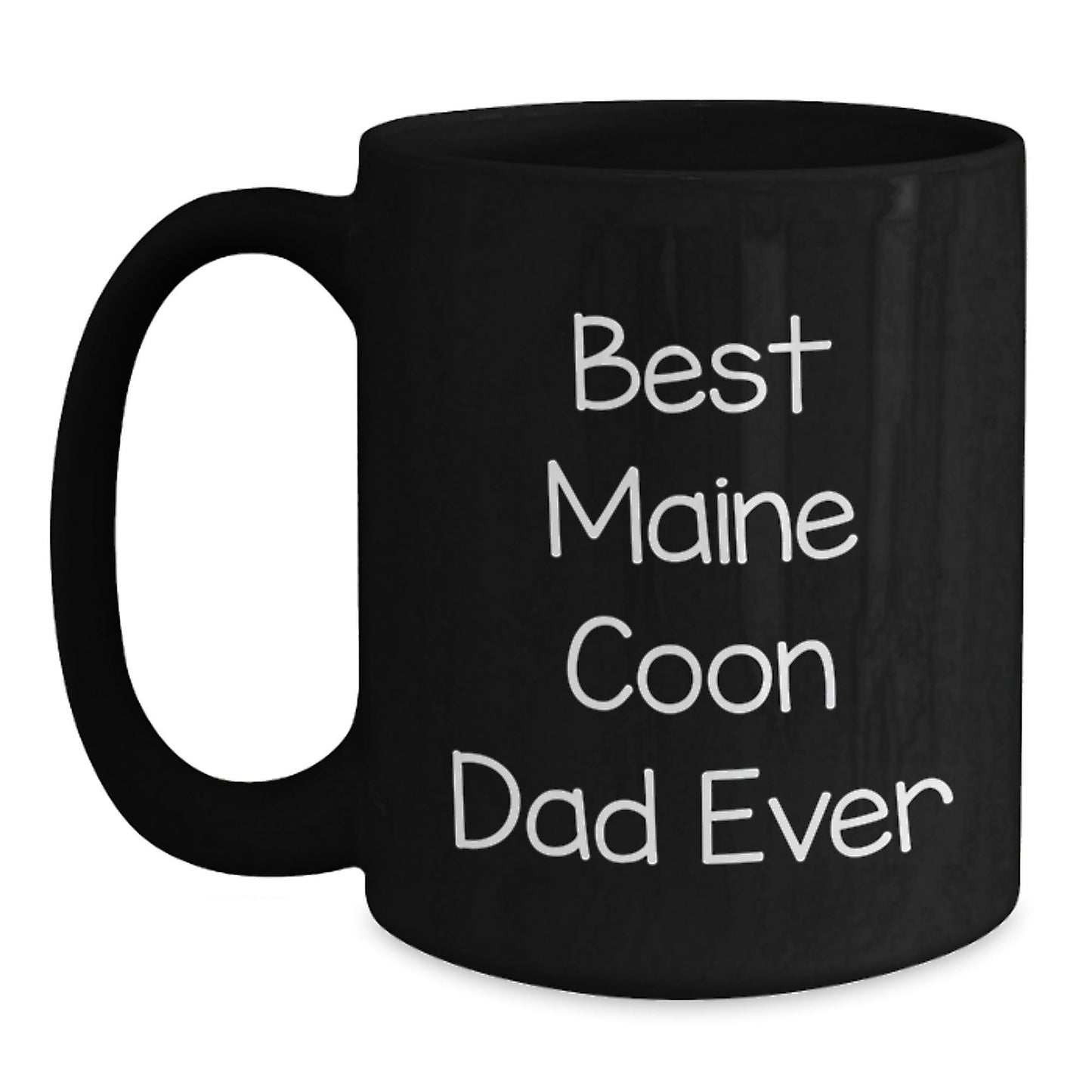 Funny Maine Coon Cat Dad Gifts from Friends and Family for Graduation - Best Maine Coon Cat Ever Black Coffee Mug - The Buy Boom