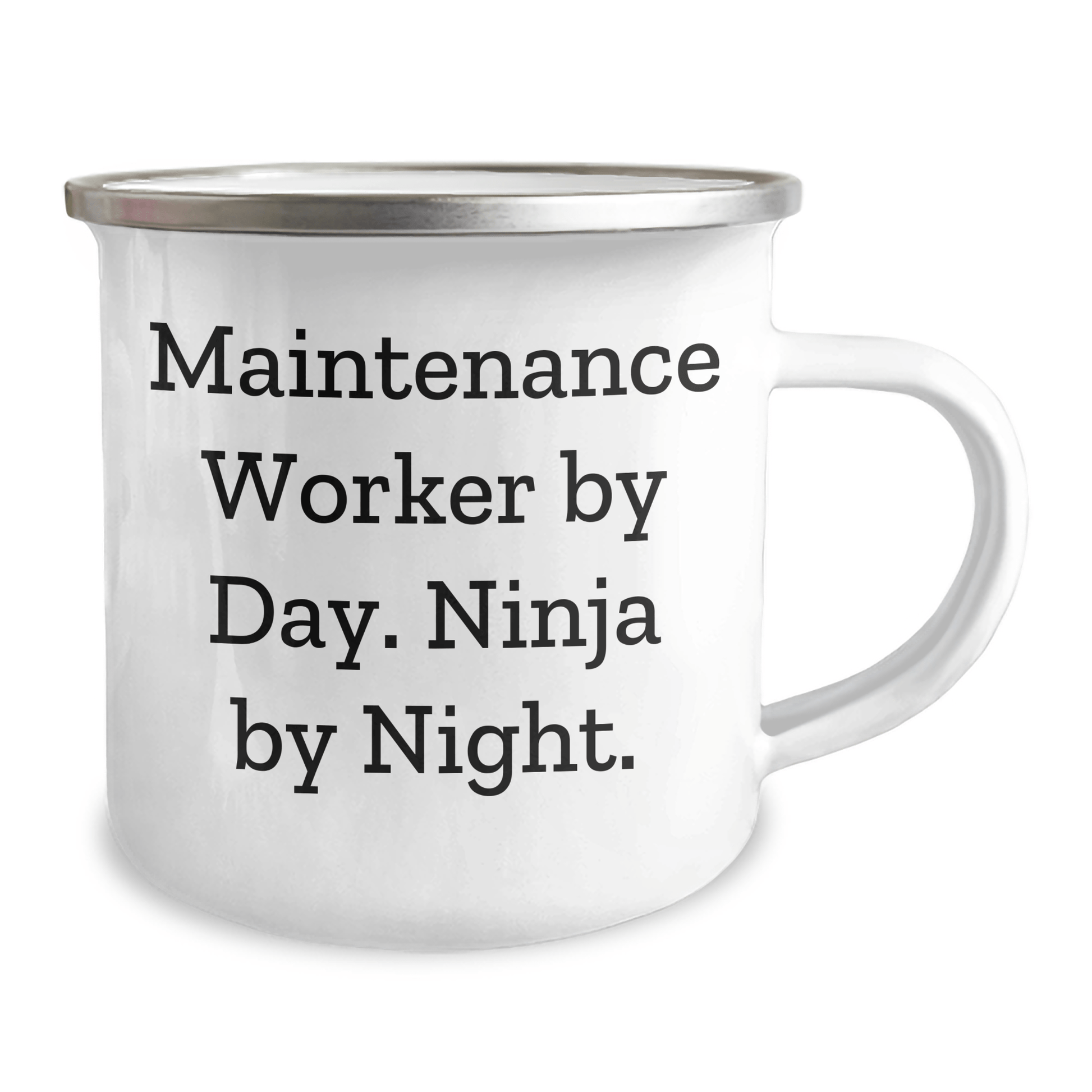 Funny Maintenance Worker Gifts from Men, Unique Camping Mugs for Ninja By Night, Father's Day Unique Gifts for Maintenance Worker - The Buy Boom
