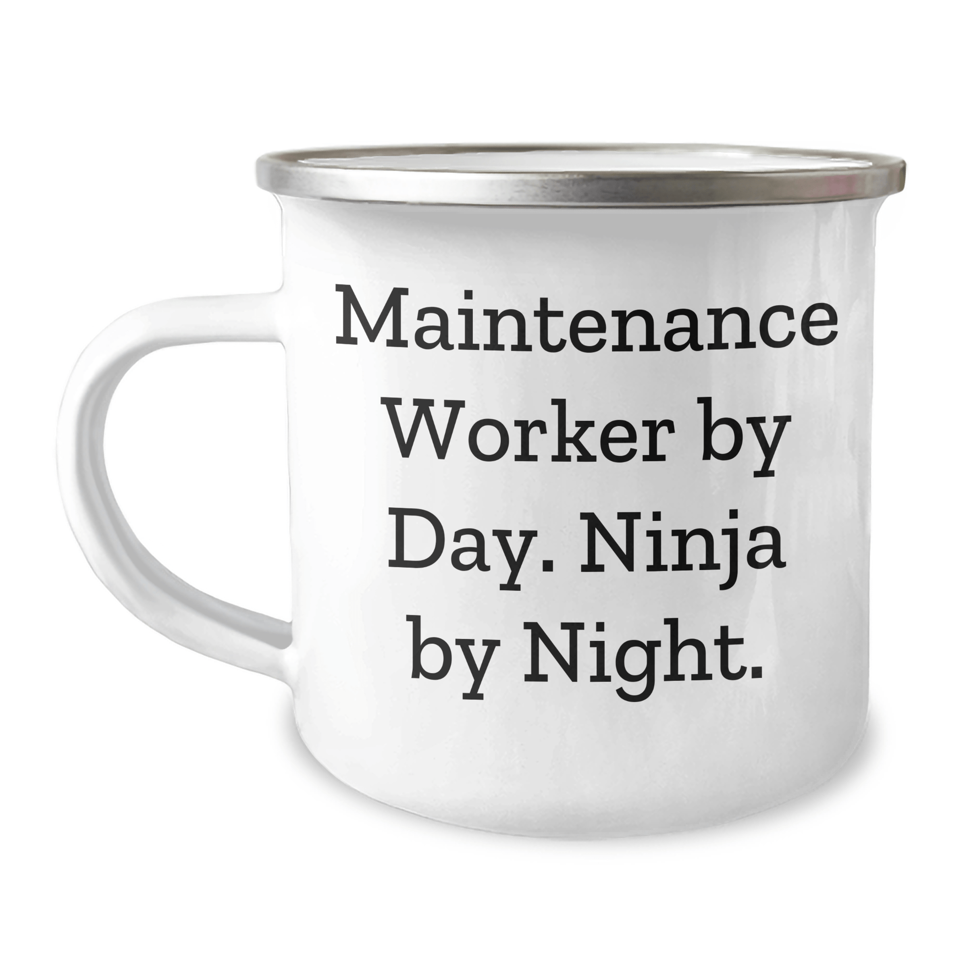 Funny Maintenance Worker Gifts from Men, Unique Camping Mugs for Ninja By Night, Father's Day Unique Gifts for Maintenance Worker - The Buy Boom