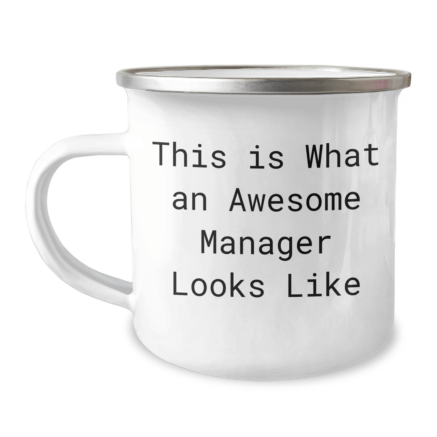Funny Manager Gifts for Him - This Is What An Awesome Manager Looks Like, 12 oz Camping Mug for Father's Day from Men to Coworkers - The Buy Boom