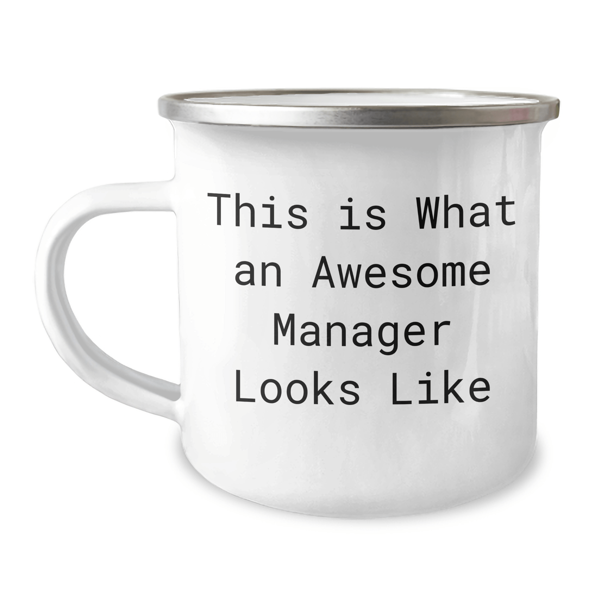 Funny Manager Gifts for Him - This Is What An Awesome Manager Looks Like, 12 oz Camping Mug for Father's Day from Men to Coworkers - The Buy Boom