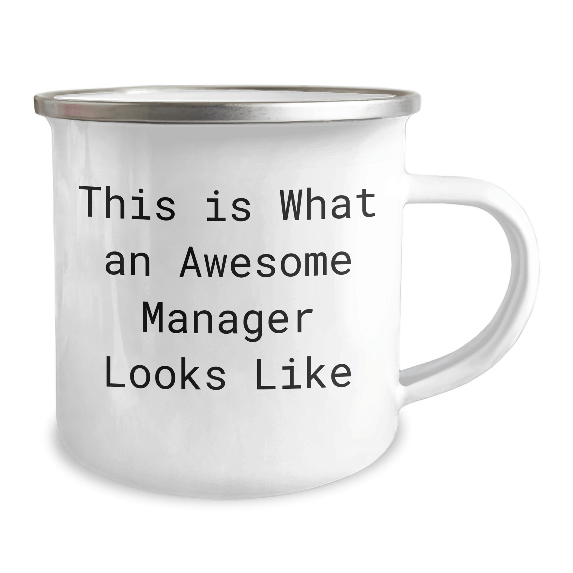 Funny Manager Gifts for Him - This Is What An Awesome Manager Looks Like, 12 oz Camping Mug for Father's Day from Men to Coworkers - The Buy Boom
