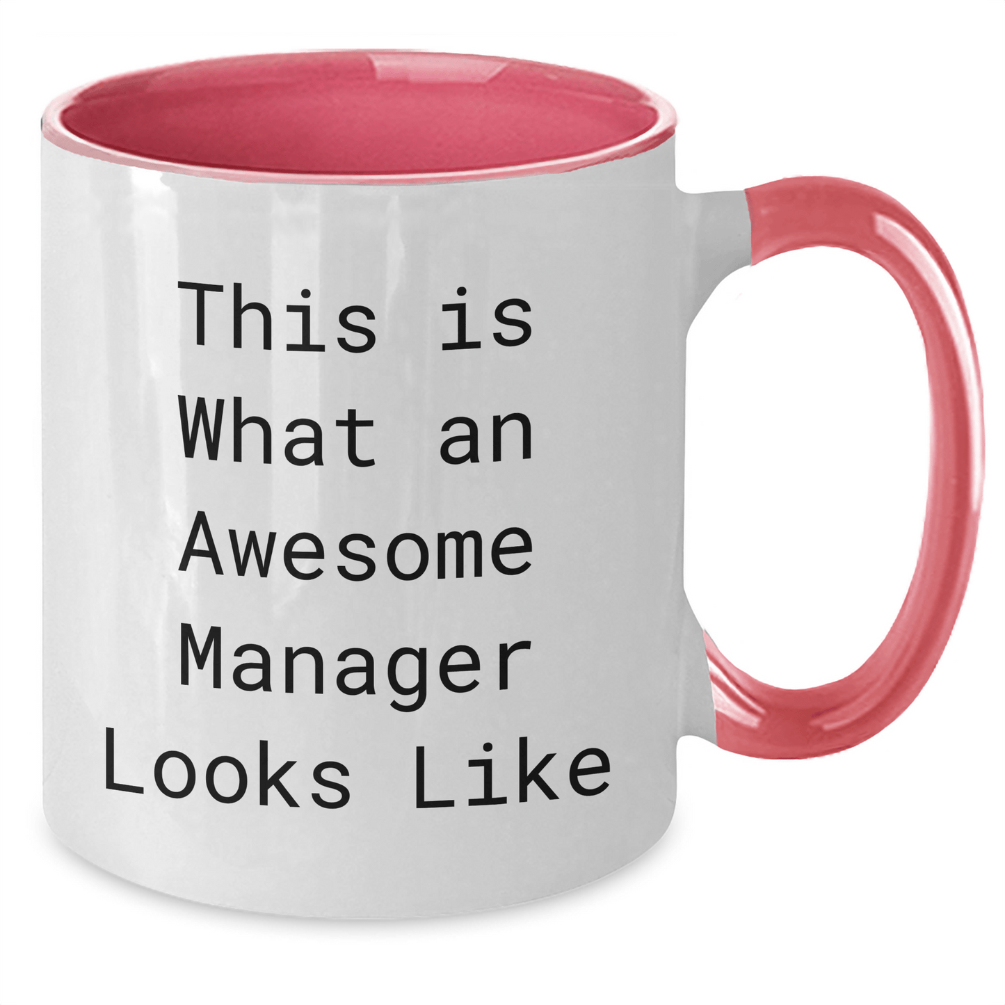Funny Manager Gifts from Friends and Family - This Is What An Awesome Manager Looks Like, Two Tone Coffee Mug for Father's Day - The Buy Boom