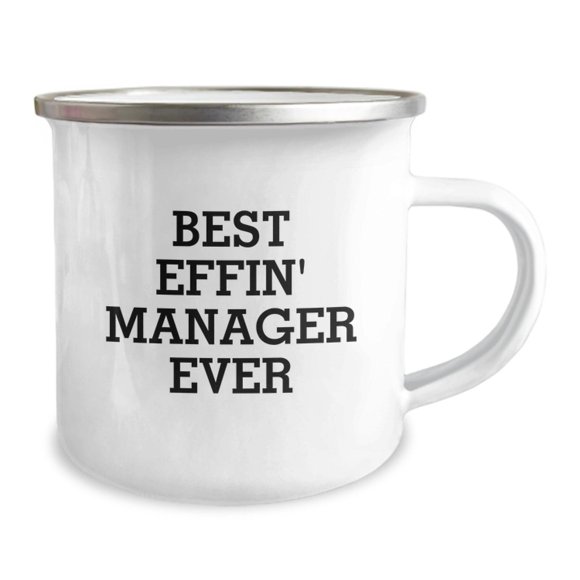Funny Manager Gifts from Friends for Men, Best Effin' Manager Ever Camping Mug - Christmas Unique Presents for Your Favorite Boss - The Buy Boom