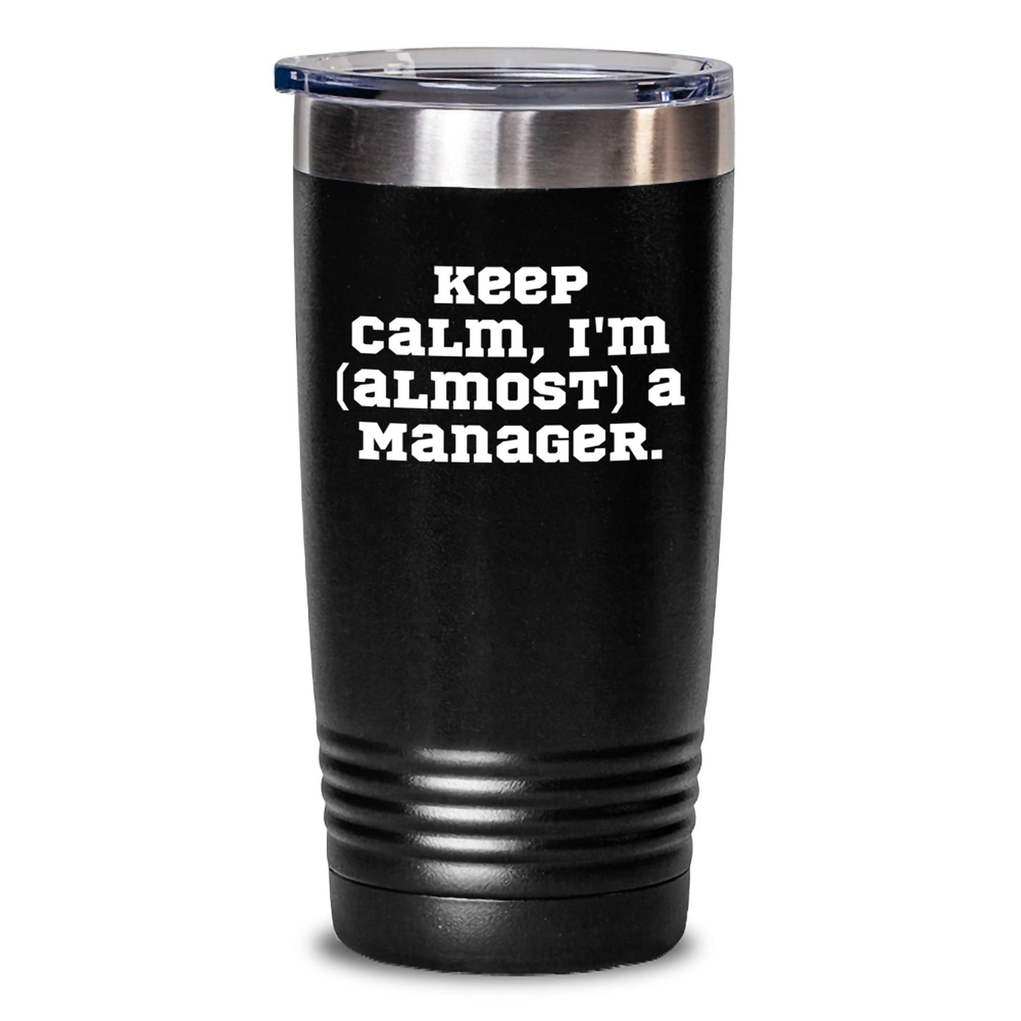 Funny Manager Gifts: I'm (Almost) A Manager Tumbler, Perfect for Graduation, 20oz or 30oz Stainless Steel Vacuum Insulated Tumbler with Lid, Gifts from Friends to Coworkers, Gifts for New Manager - The Buy Boom
