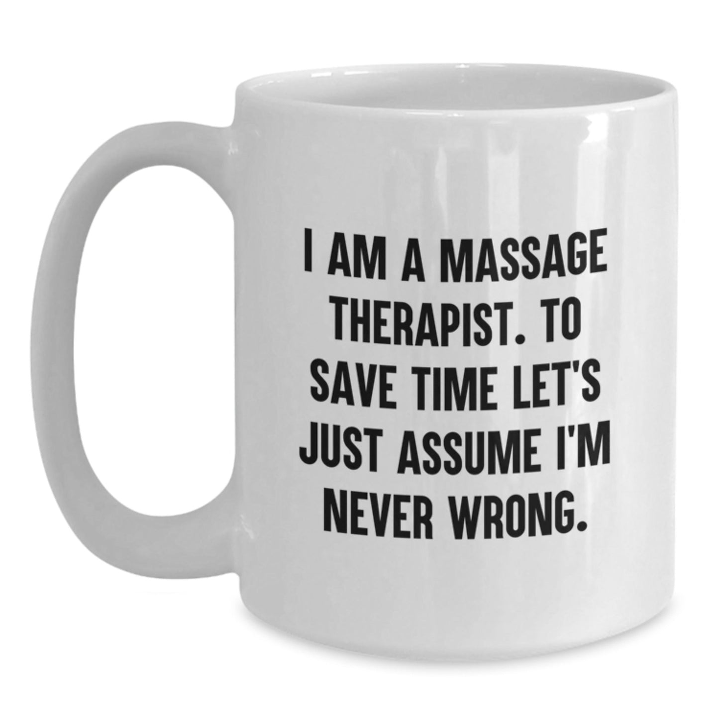Funny Massage Therapist Gifts from Men, White Coffee Mug with Inspirational Quote for Massage Therapist Friends, Unique Christmas Unique Gifts for Coworkers or Family - The Buy Boom