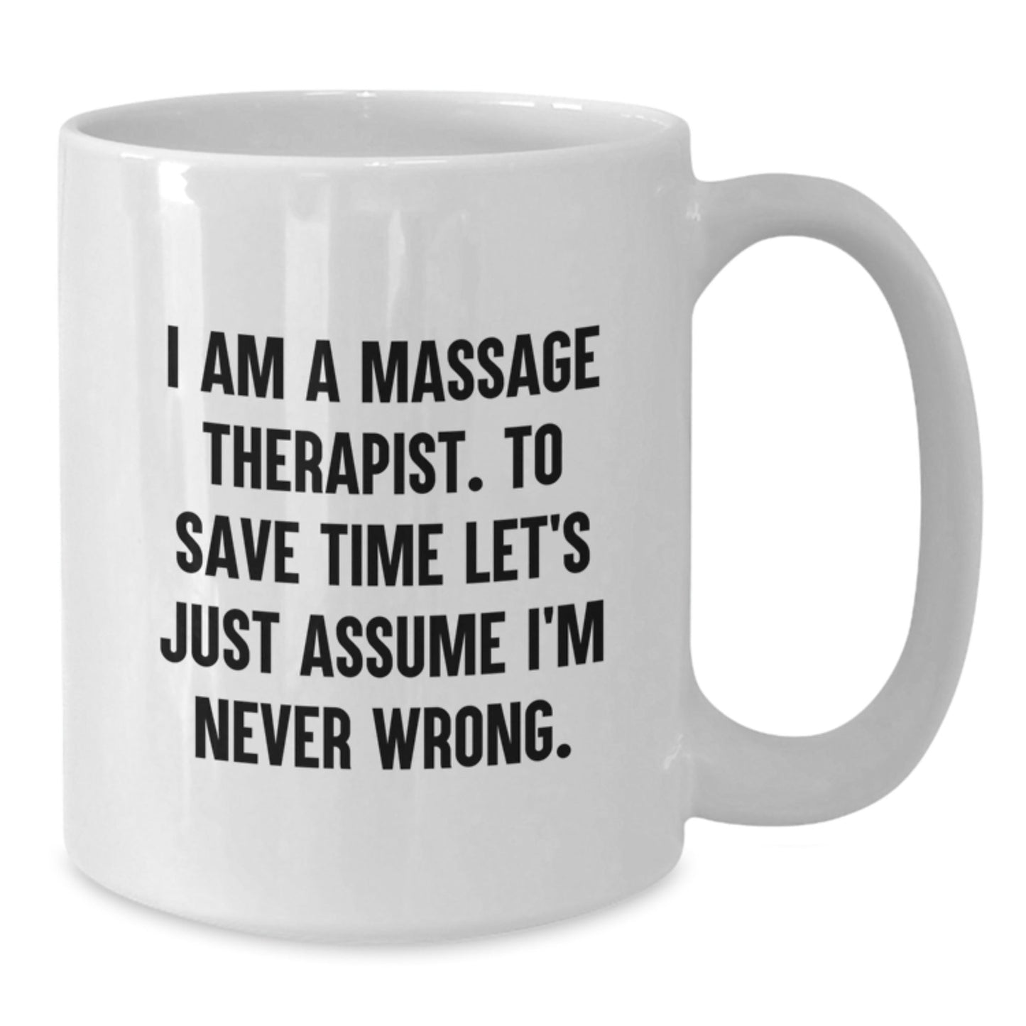 Funny Massage Therapist Gifts from Men, White Coffee Mug with Inspirational Quote for Massage Therapist Friends, Unique Christmas Unique Gifts for Coworkers or Family - The Buy Boom