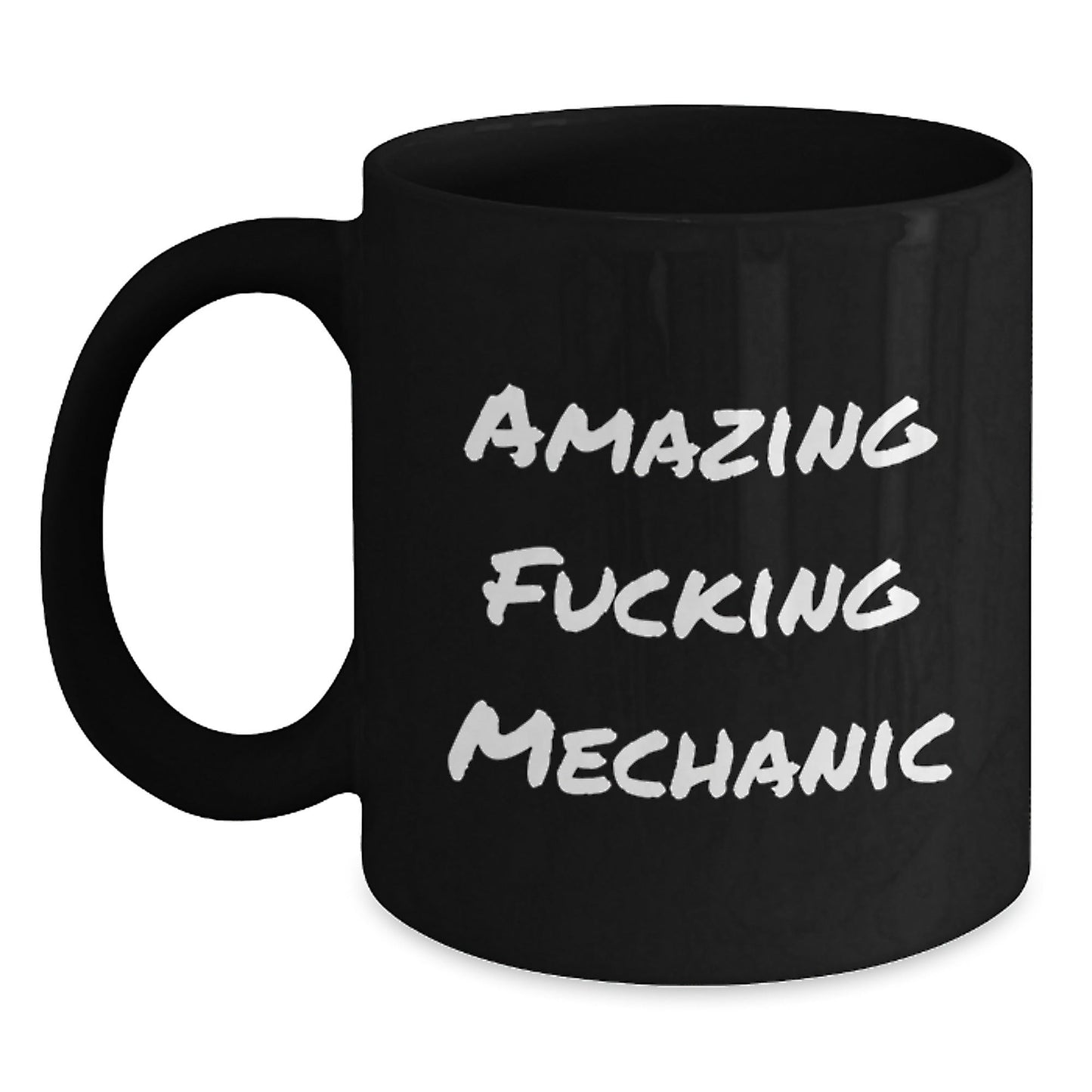 Funny Mechanic Gifts from Friends for Mechanic Enthusiasts Unique Black Coffee Mug, Amazing F - king Mechanic Quote, Christmas Unique Gifts - The Buy Boom