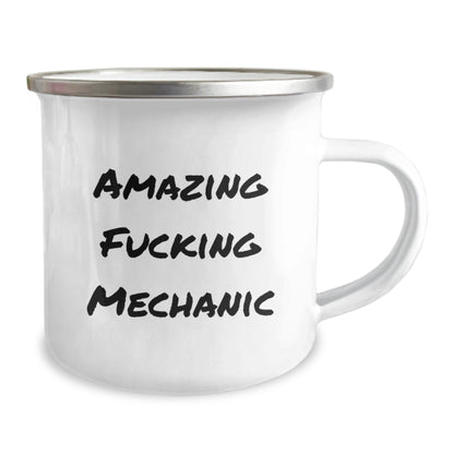 Funny Mechanic Gifts from Friends Funny Mechanic Camping Mug for Mechanic Men - The Buy Boom