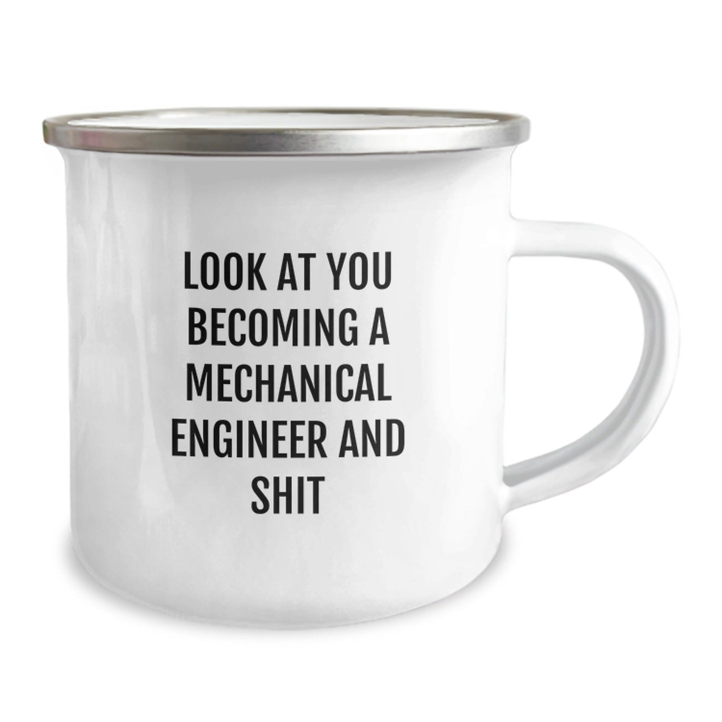 Funny Mechanical Engineer Gifts for Him, Inspirational Quote, Christmas Unique Mugs for Engineers from Friends and Family, 12 oz Camping Mug - The Buy Boom