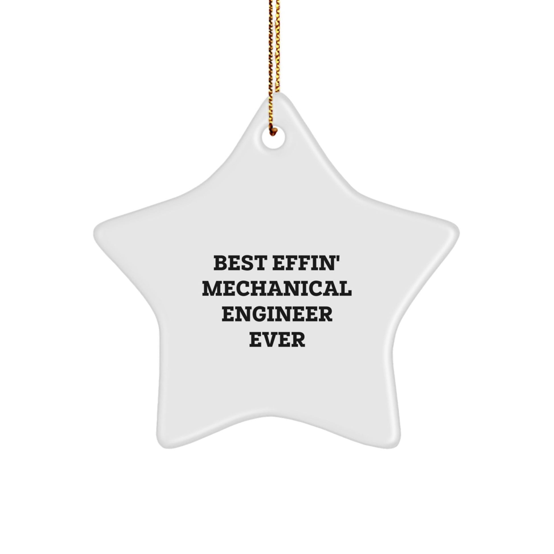 Funny Mechanical Engineer Star Ornament Gifts from Friends for Mechanical Engineer Men Christmas Unique - The Buy Boom
