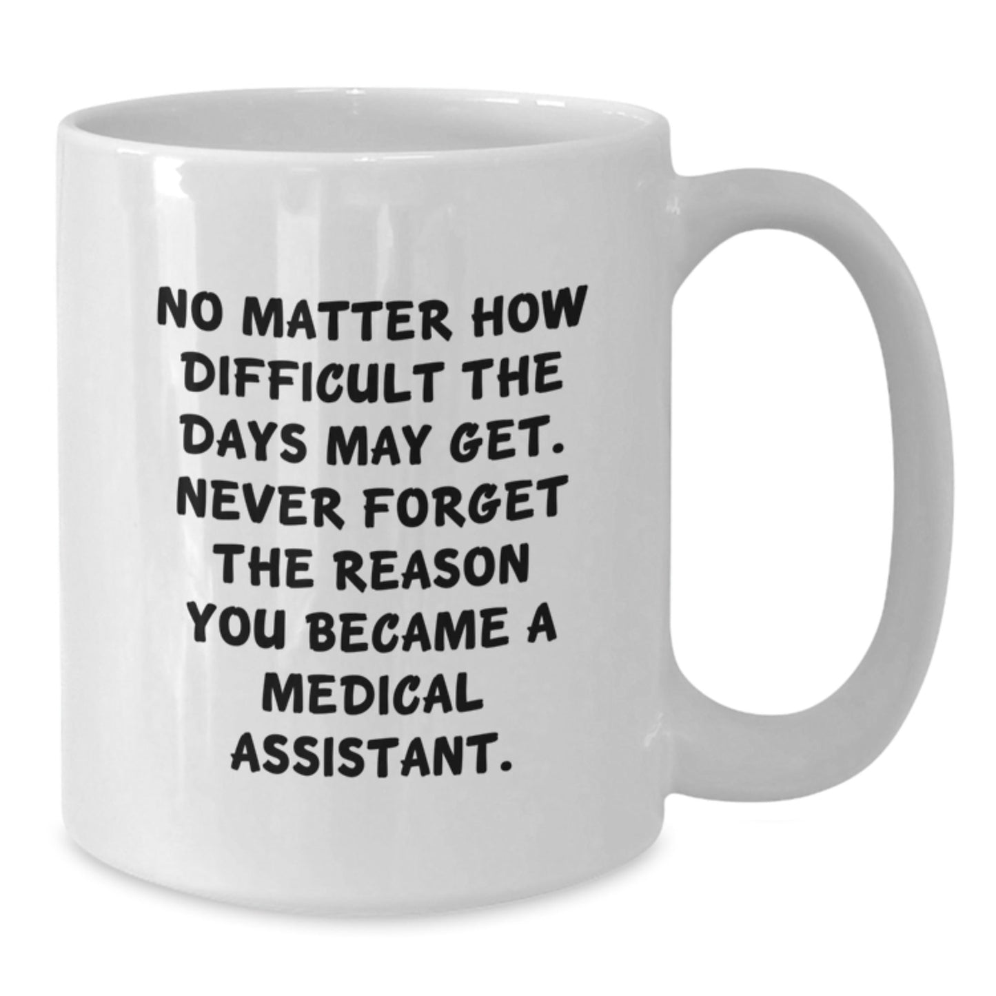 Funny Medical Assistant Gifts from Friends, Unique White Coffee Mugs for Medical Assistants, Never Forget Why You Became a Medical Assistant, Christmas Unique Gifts - The Buy Boom