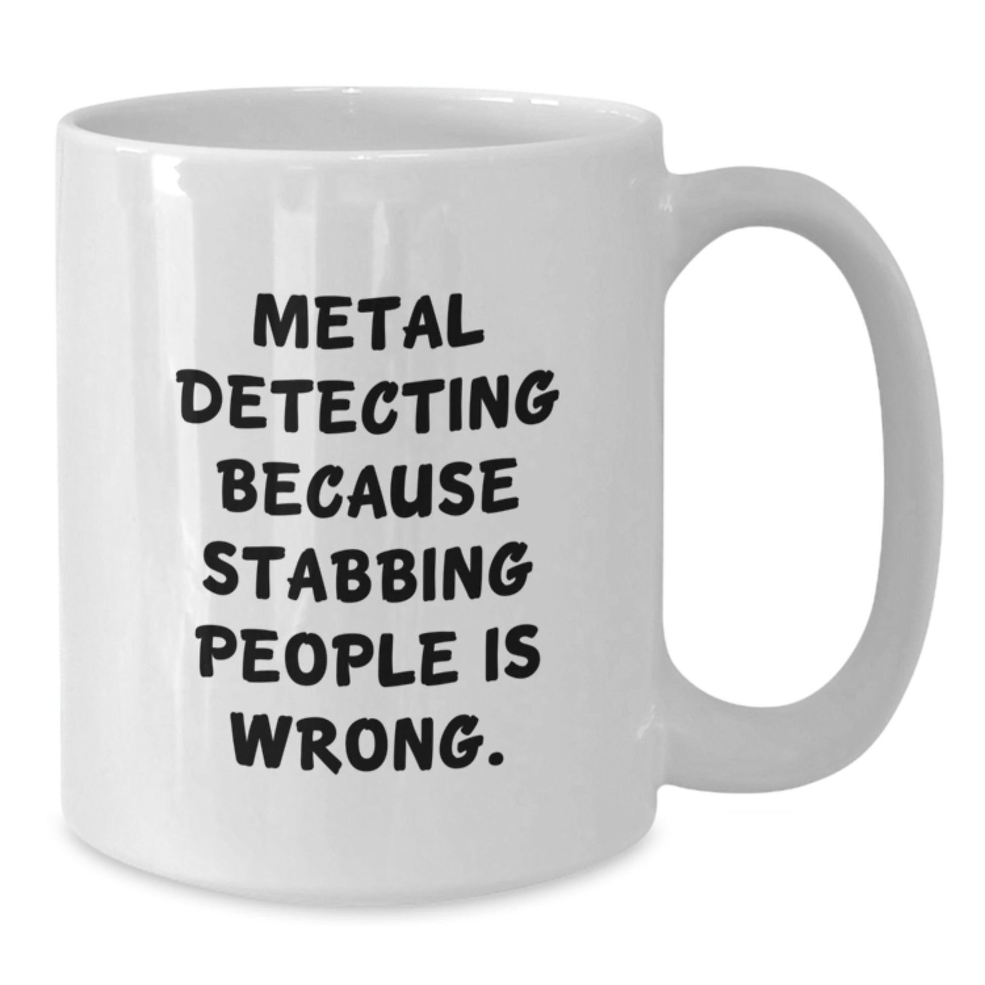 Funny Metal Detecting Mugs Christmas Unique Gifts from Friends for Metal Detecting Enthusiasts - White Coffee Mug Gifts - The Buy Boom