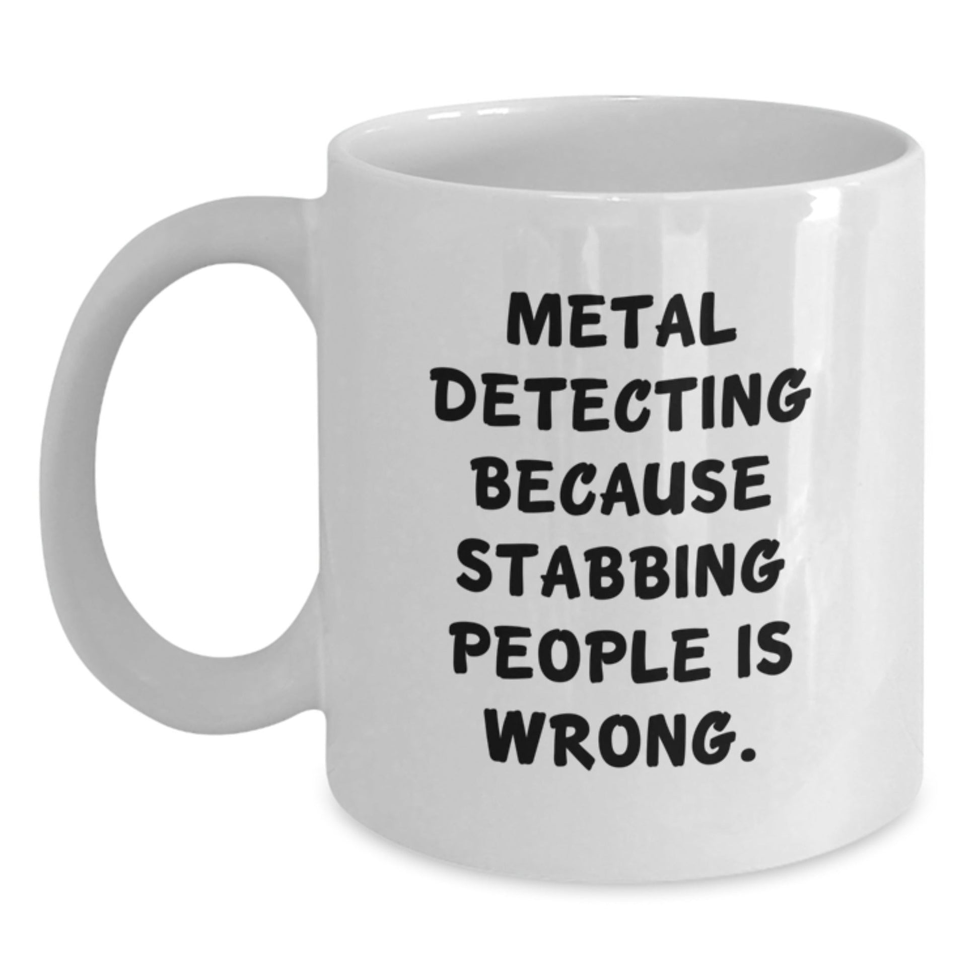 Funny Metal Detecting Mugs Christmas Unique Gifts from Friends for Metal Detecting Enthusiasts - White Coffee Mug Gifts - The Buy Boom