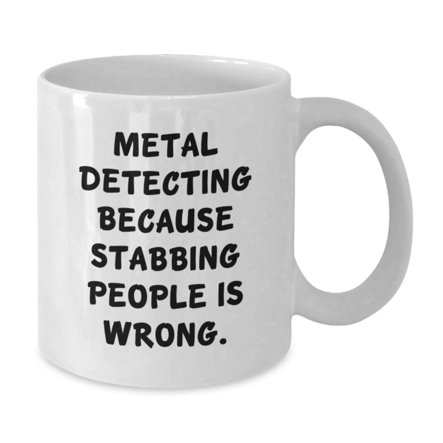 Funny Metal Detecting Mugs Christmas Unique Gifts from Friends for Metal Detecting Enthusiasts - White Coffee Mug Gifts - The Buy Boom