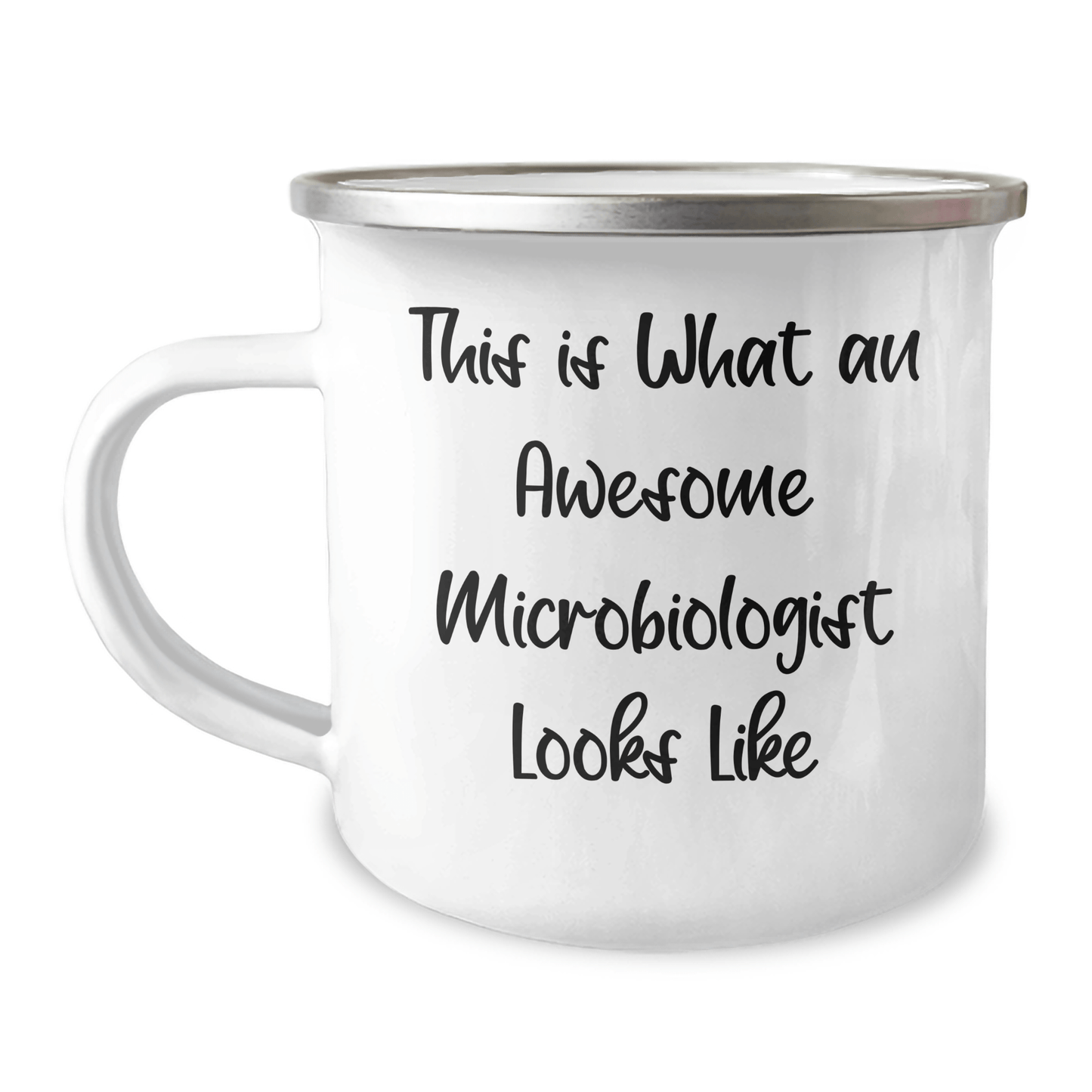 Funny Microbiologist Gifts for Men - Camping Mug with Quote 'This Is What An Awesome Microbiologist Looks Like' - Gifts from Men - Father's Day Unique Gifts - The Buy Boom