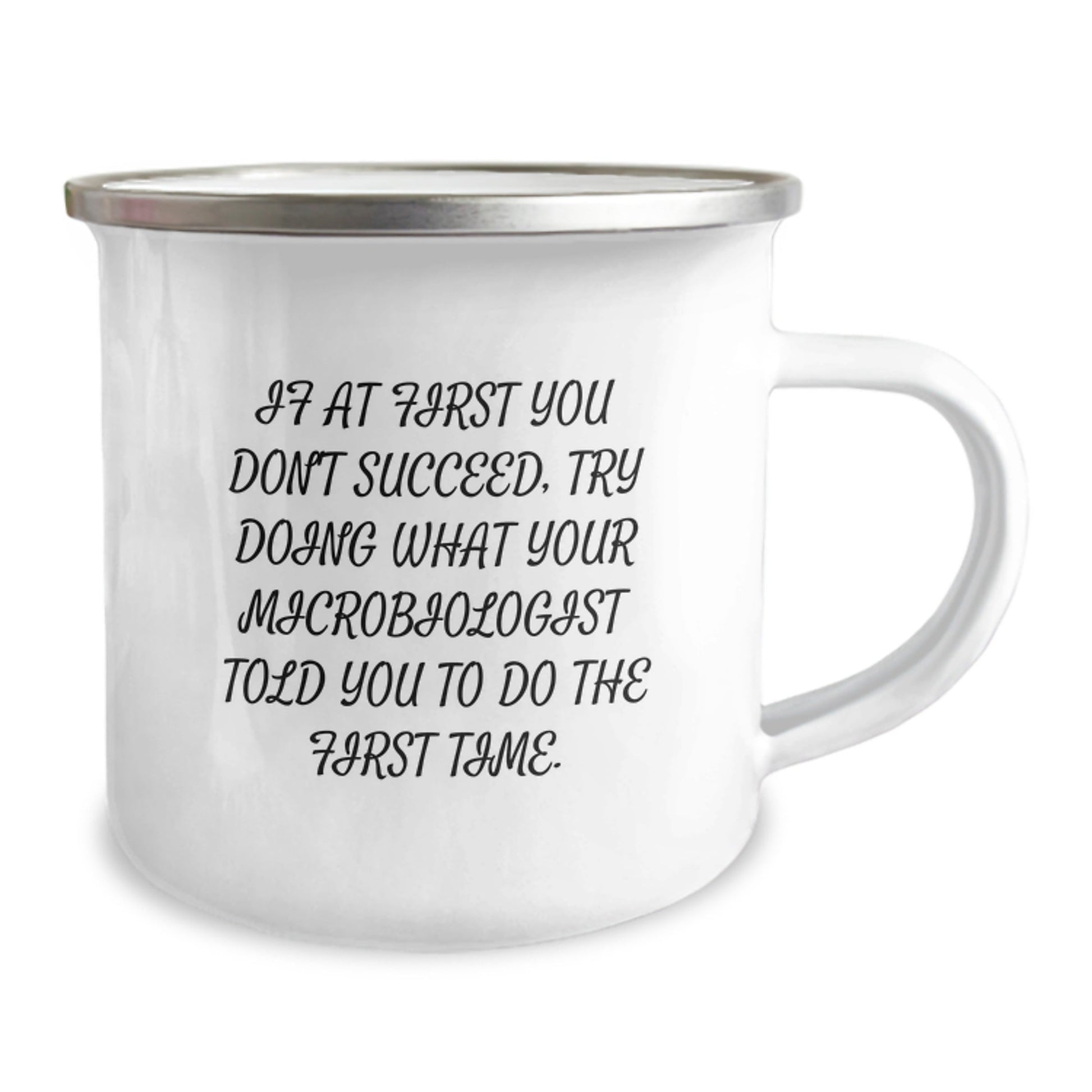 Funny Microbiologist Gifts from Friends, Inspirational Quote Camping Mug for Graduation, Gifts for Microbiologist Men - The Buy Boom