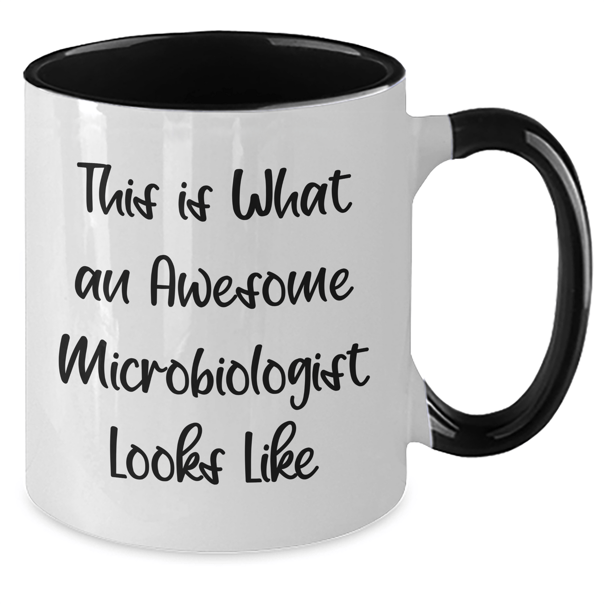 Funny Microbiologist Gifts, This Is What An Awesome Microbiologist Looks Like, Two Tone Coffee Mug for Men, Gifts from Family, Unique Father's Day Unique Gifts for Him - The Buy Boom