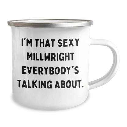 Funny Millwright Gift Mug – 12oz Camping Cup for Any Occasion - The Buy Boom