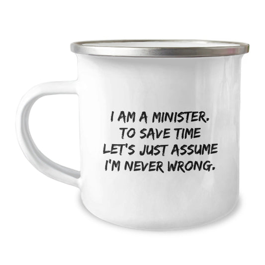 Funny Minister Christmas Camping Mug Gifts from Friends to Minister - The Buy Boom