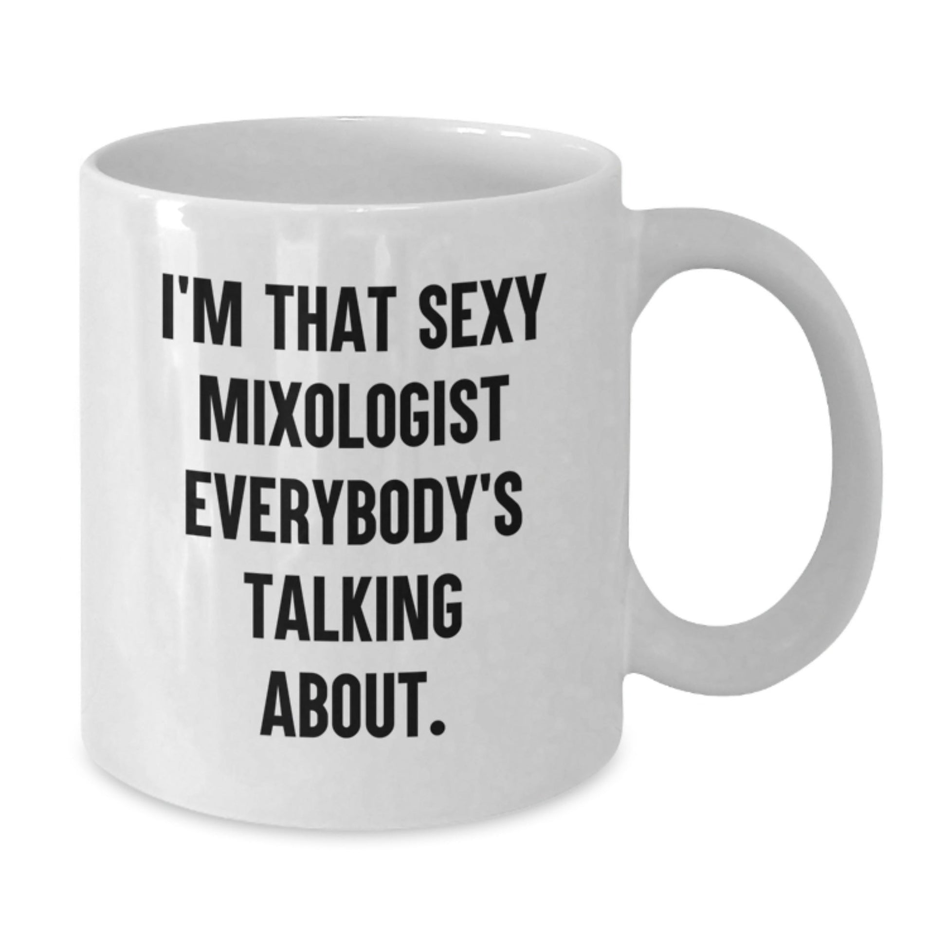 Funny Mixologist Gift for Friends, Unique White Coffee Mug, 11oz or 15oz Capacity, Perfect for Christmas - The Buy Boom