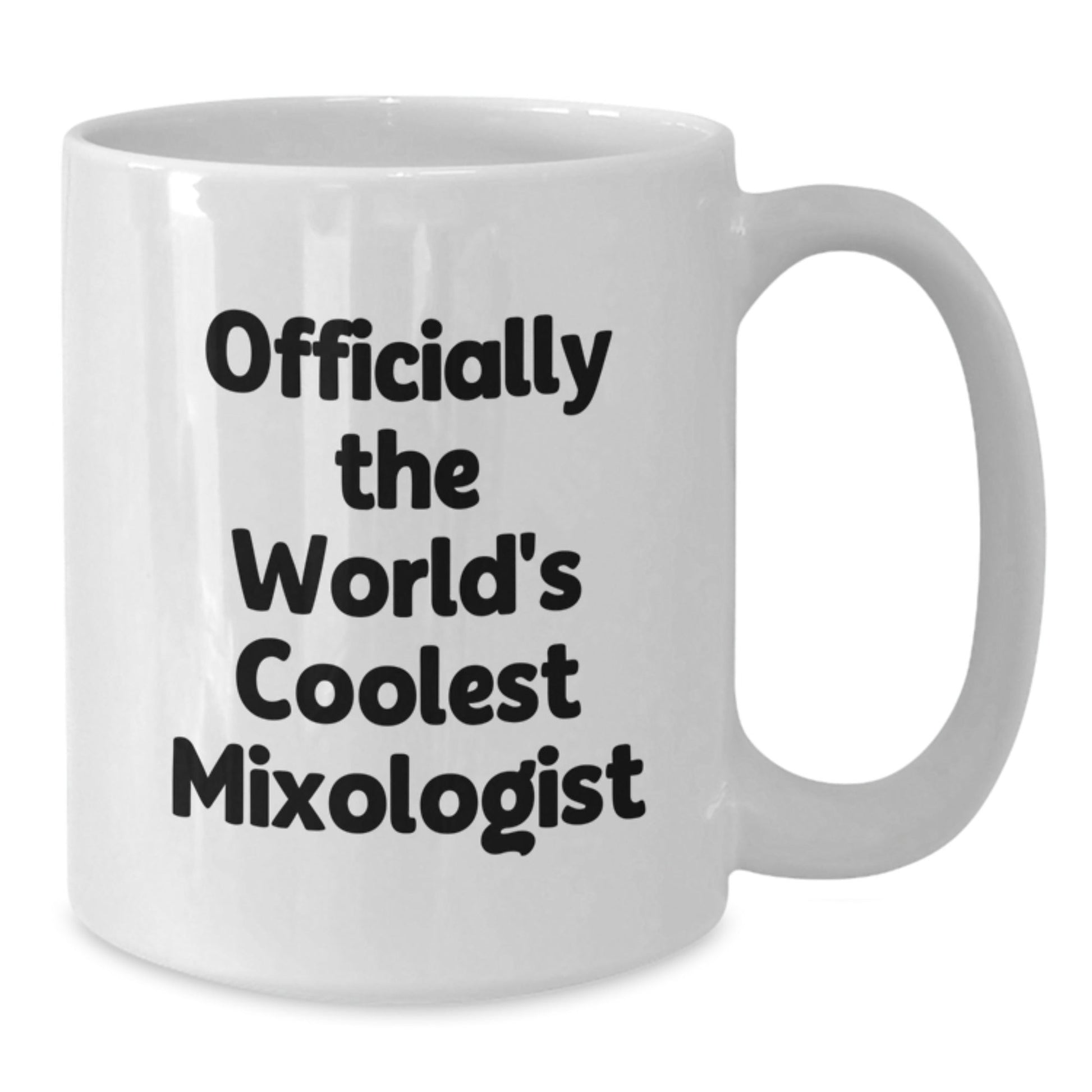 Funny Mixologist Gifts from Friends for Men, Women, Family - Officially The World's Coolest Mixologist White Coffee Mug, Christmas Unique Presents, Unique White Coffee Mug, Gift for Mixologist - The Buy Boom