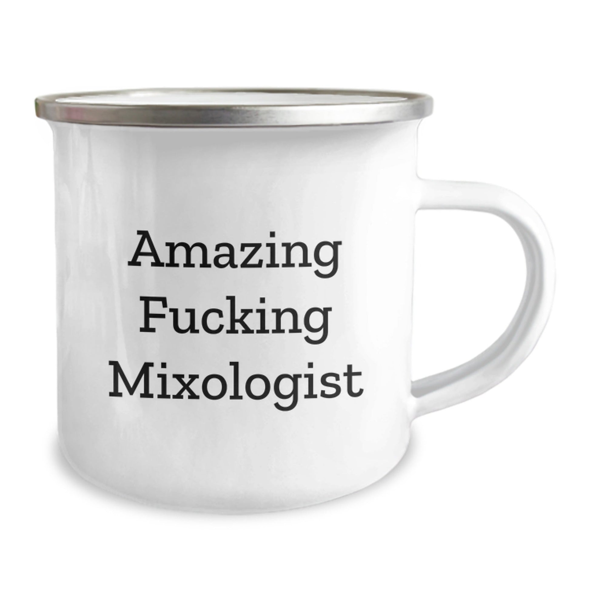 Funny Mixologist Gifts from Men to Friends, Camping Mug for Birthday, 'Amazing F - king Mixologist' Quote, Unique and Personalized - The Buy Boom