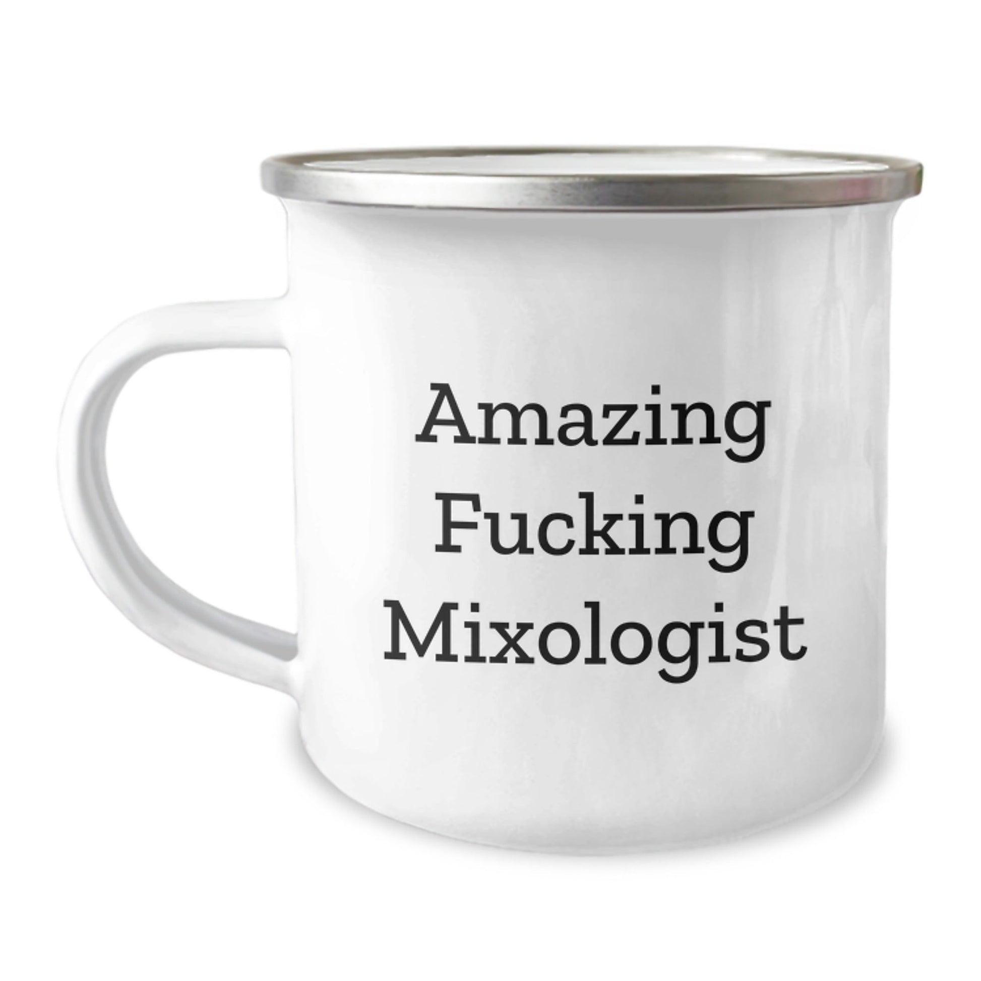 Funny Mixologist Gifts from Men to Friends, Camping Mug for Birthday, 'Amazing F - king Mixologist' Quote, Unique and Personalized - The Buy Boom