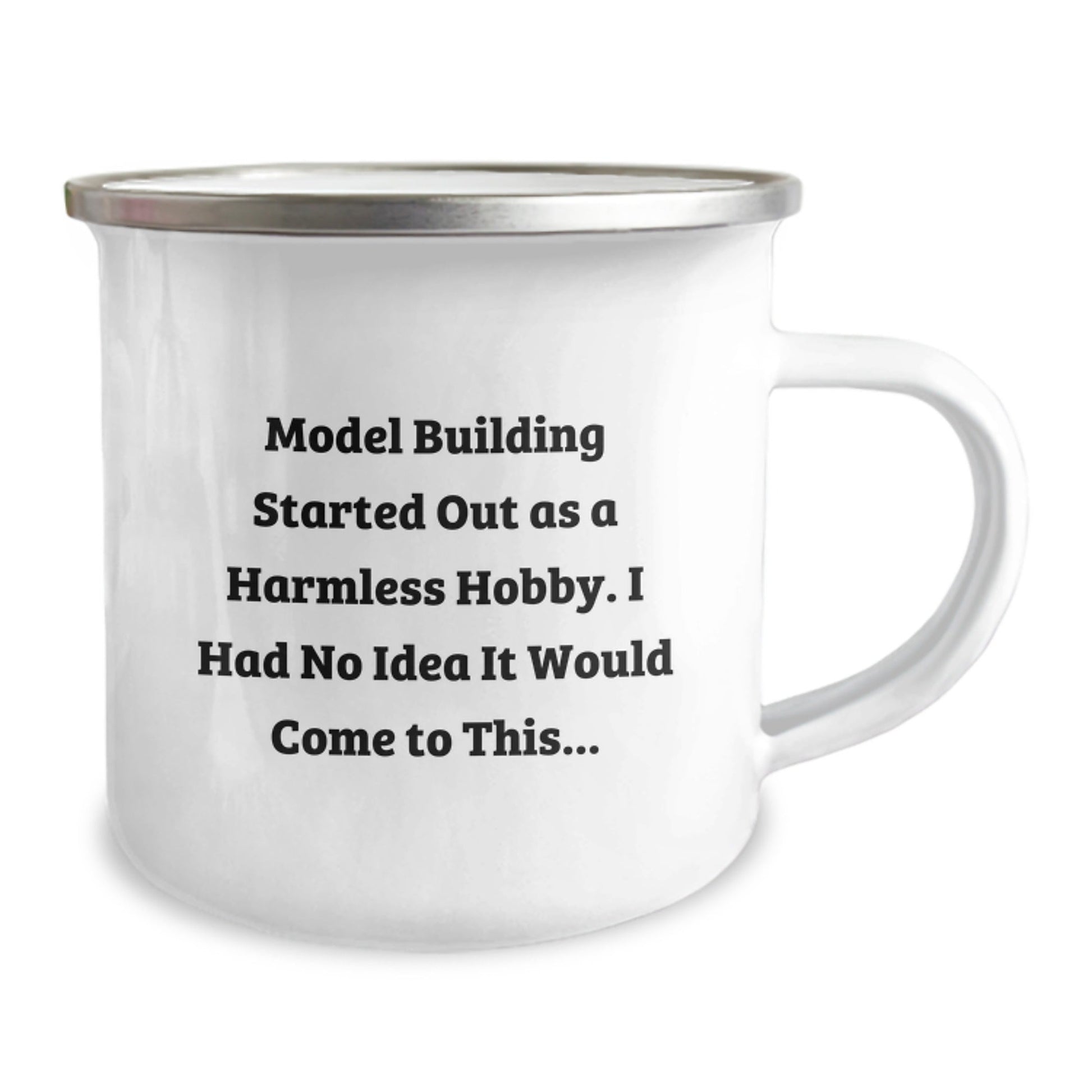 Funny Model Building Gifts for Model Building Enthusiasts - Camping Mug for Friends and Family from Men - The Buy Boom