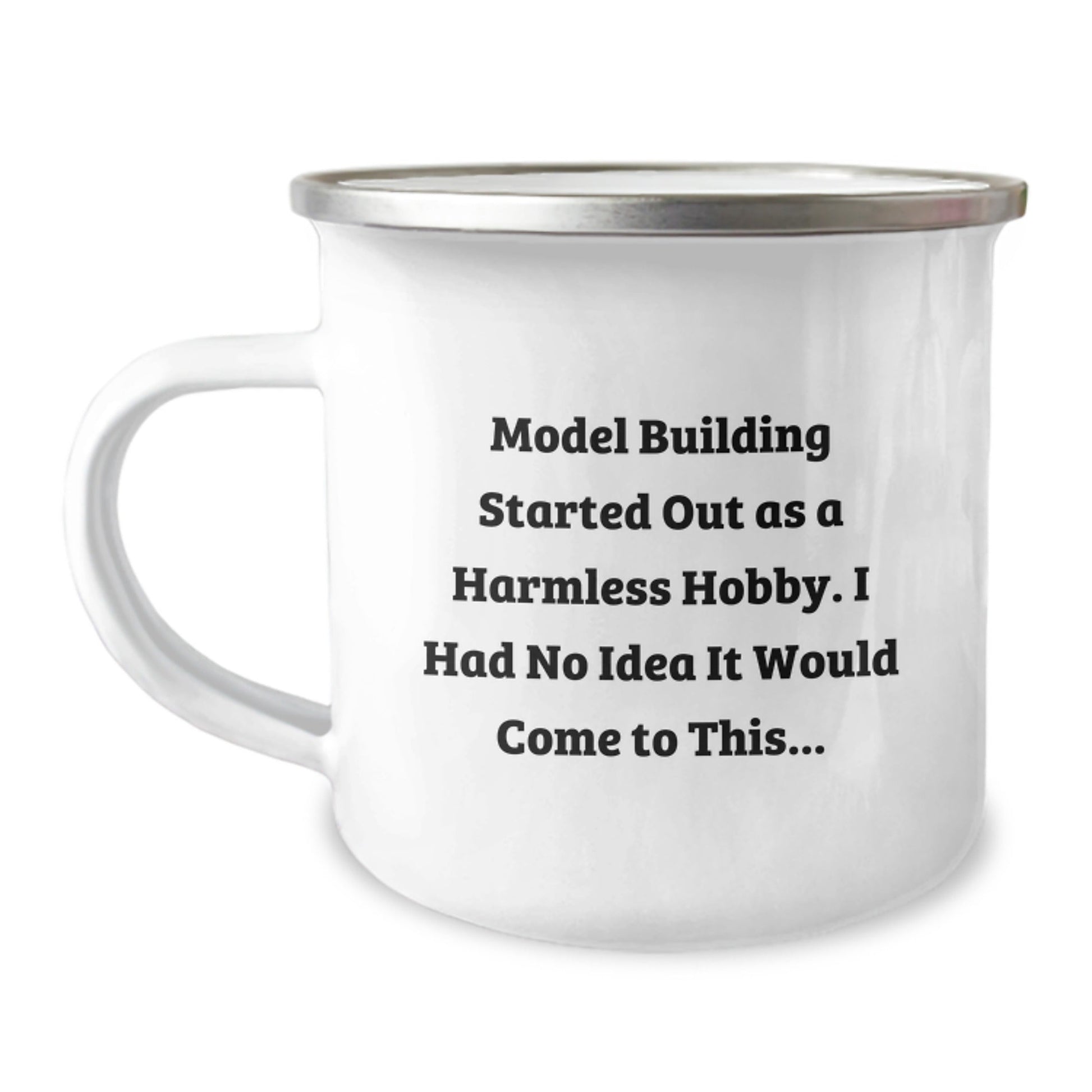 Funny Model Building Gifts for Model Building Enthusiasts - Camping Mug for Friends and Family from Men - The Buy Boom