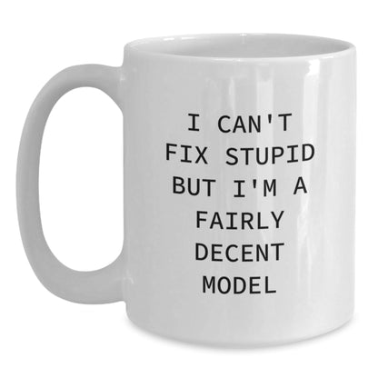 Funny Model Gifts for Model Enthusiasts White Coffee Mugs from Friends - The Buy Boom