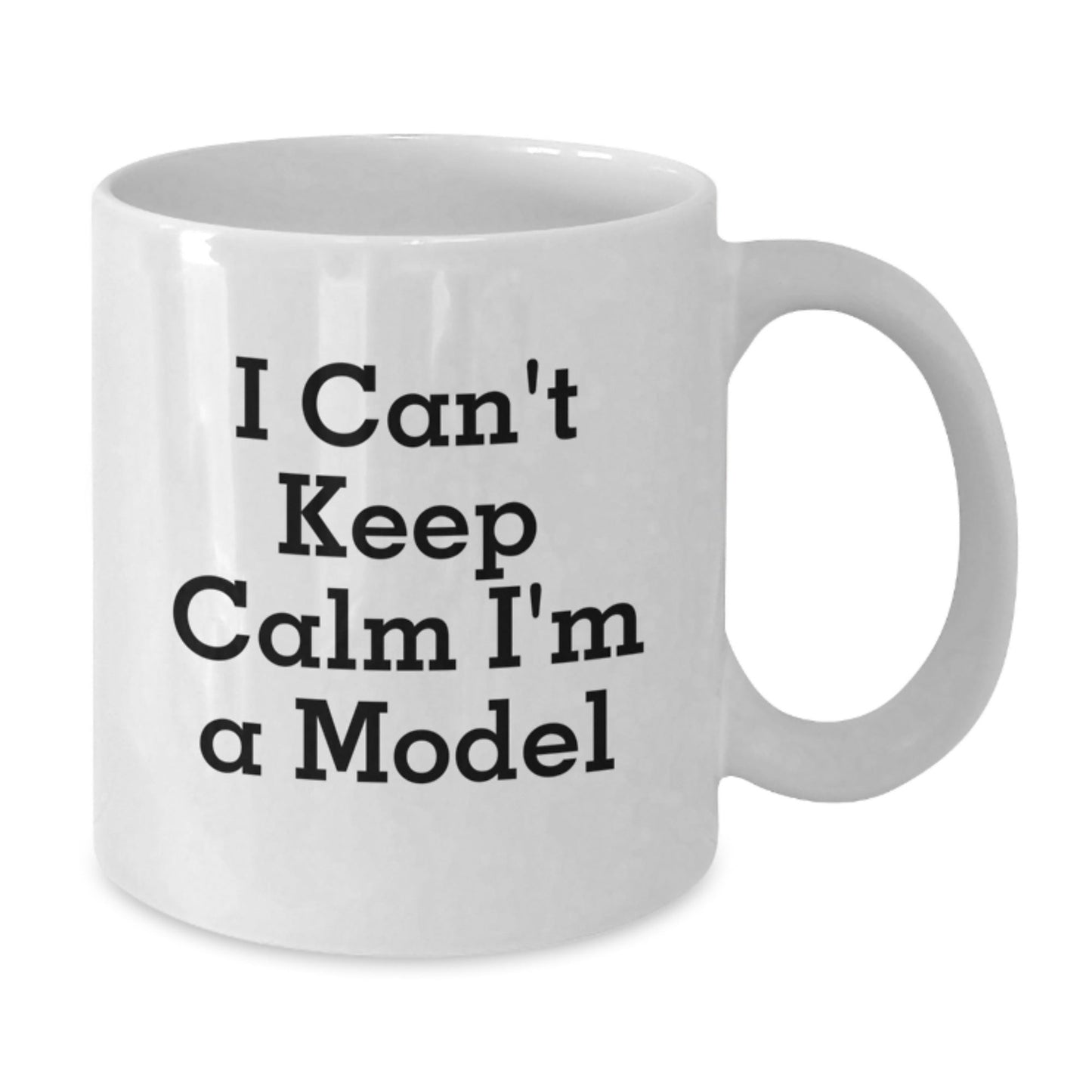 Funny Model Lover Gifts from Friends for Men and Women - I'm A Model White Coffee Mug, Unique Christmas Memorable Presents - The Buy Boom