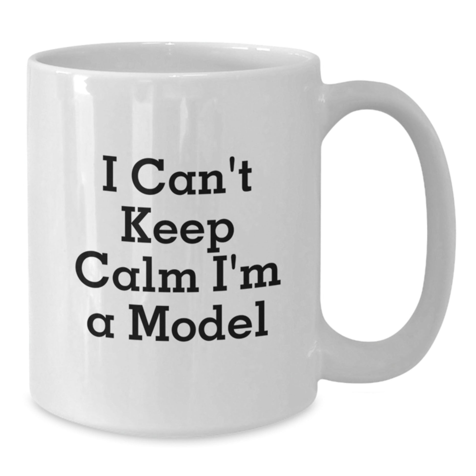 Funny Model Lover Gifts from Friends for Men and Women - I'm A Model White Coffee Mug, Unique Christmas Memorable Presents - The Buy Boom