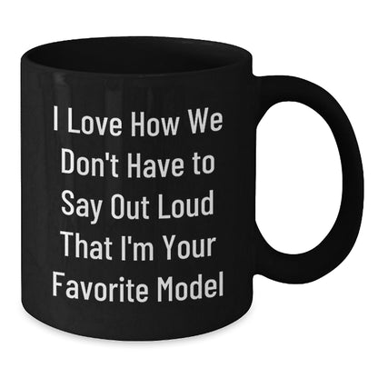 Funny Model Quotes Gifts for Her from Best Friends Funny Black Coffee Mug, Birthday Unique Gifts, Model Lover Gifts from Friends, Gifts for Model Enthusiasts - The Buy Boom