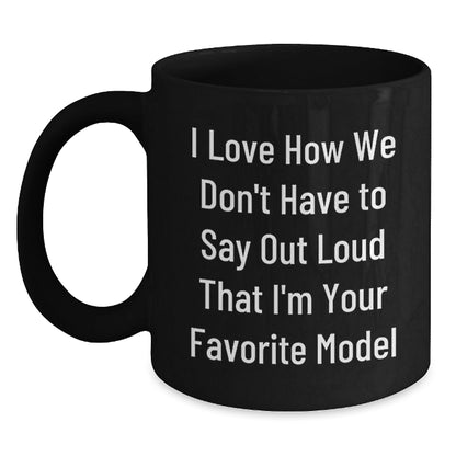 Funny Model Quotes Gifts for Her from Best Friends Funny Black Coffee Mug, Birthday Unique Gifts, Model Lover Gifts from Friends, Gifts for Model Enthusiasts - The Buy Boom