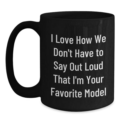 Funny Model Quotes Gifts for Her from Best Friends Funny Black Coffee Mug, Birthday Unique Gifts, Model Lover Gifts from Friends, Gifts for Model Enthusiasts - The Buy Boom