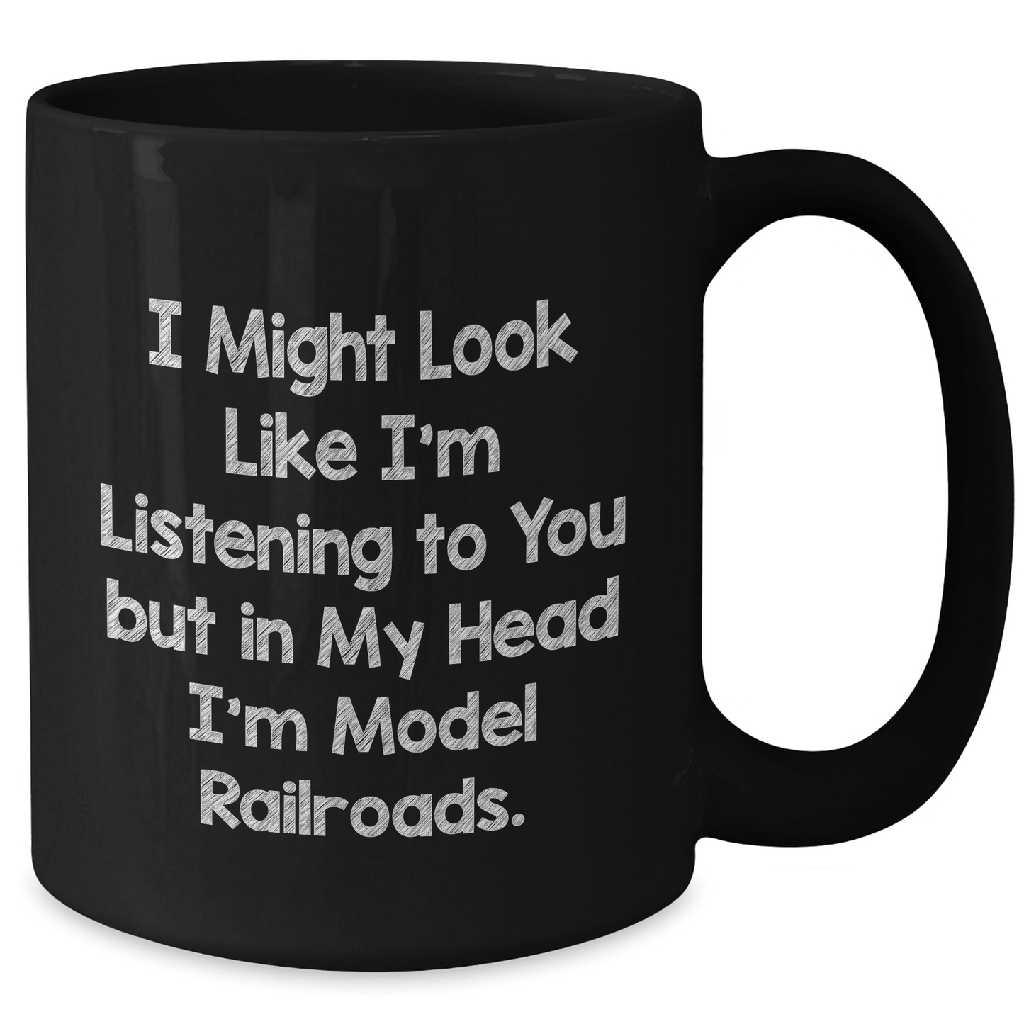 Funny Model Railroads Quote Gifts for Men, Black Coffee Mug from Friends, Unique Graduation Gifts for Model Railroads Enthusiasts - The Buy Boom