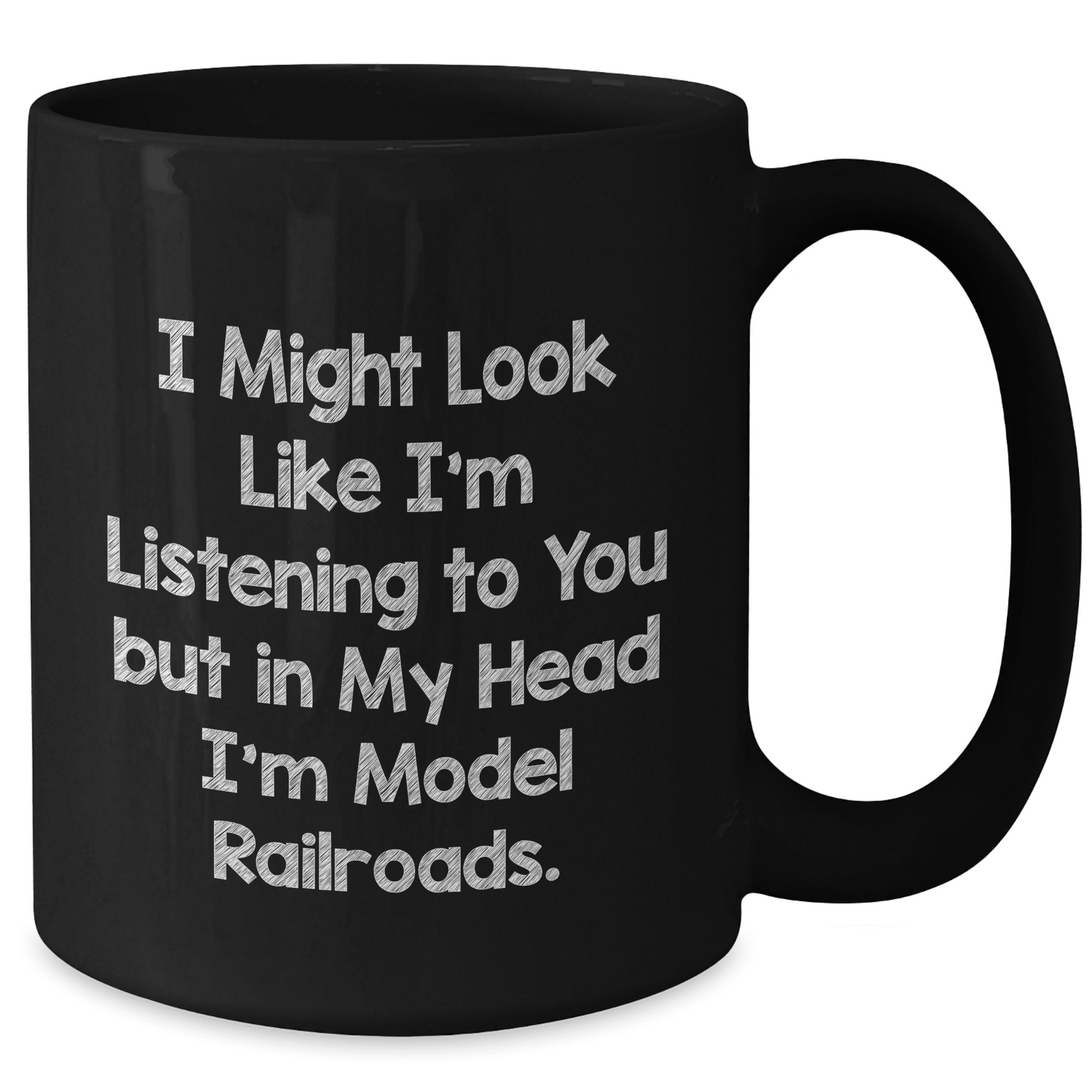 Funny Model Railroads Quote Gifts for Men, Black Coffee Mug from Friends, Unique Graduation Gifts for Model Railroads Enthusiasts - The Buy Boom