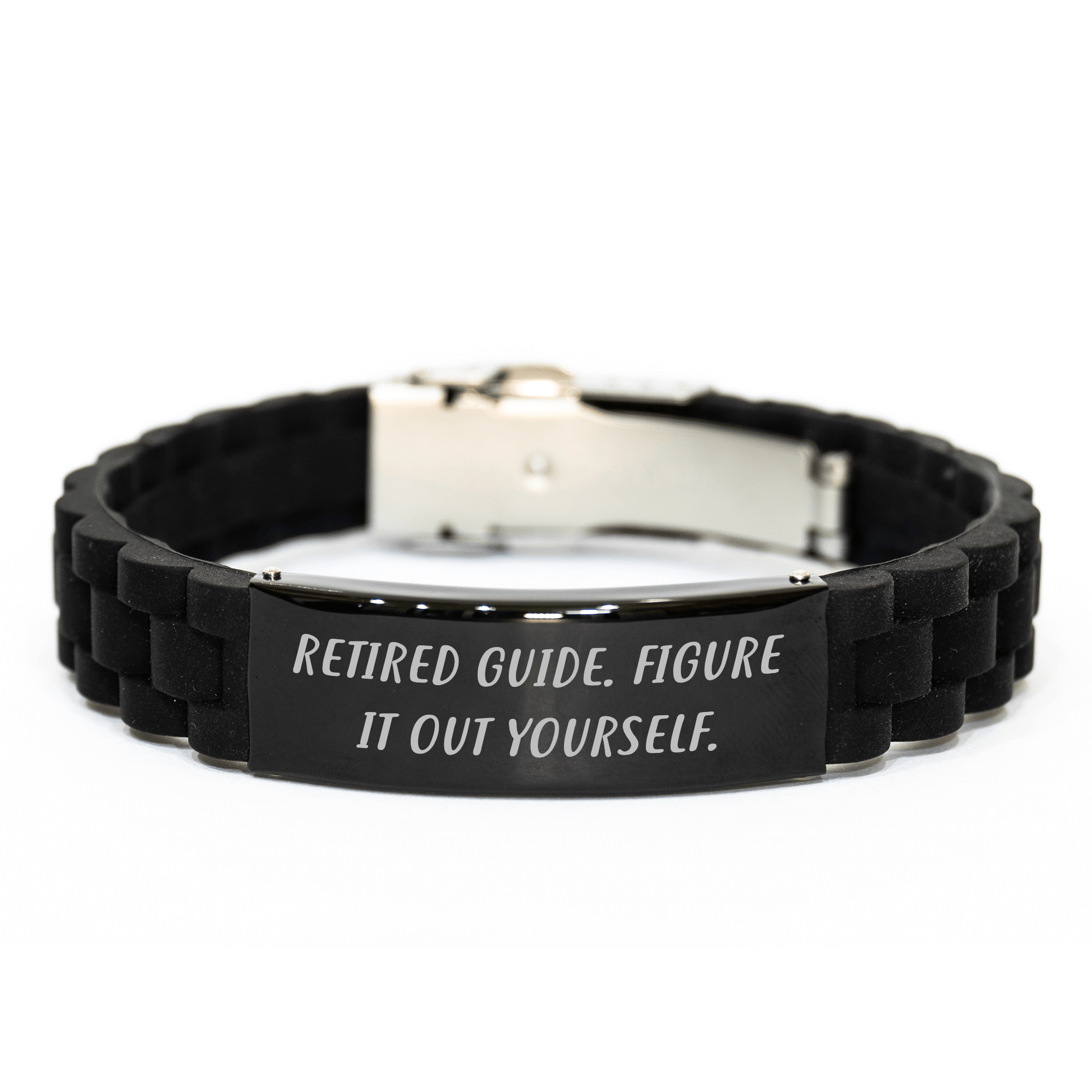 Funny Mom Gift – Black Stainless Clasp Bracelet for Any Occasion - The Buy Boom