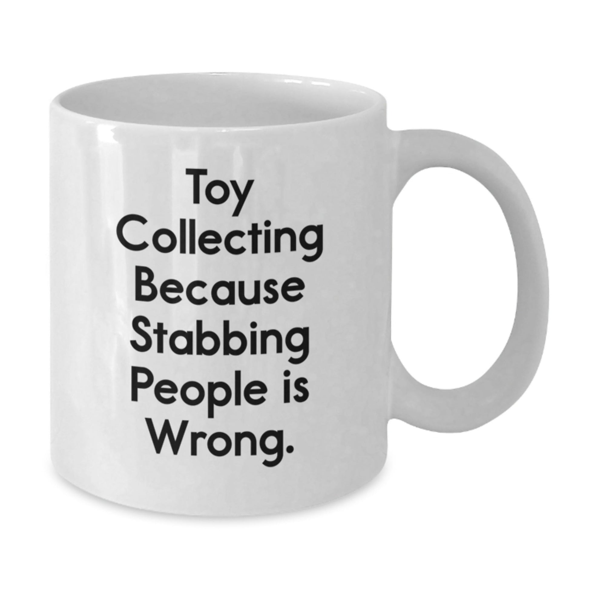 Funny Motivational Gifts for Toy Collectors, White Coffee Mug, Unique Christmas Unique Gifts from Friends - The Buy Boom