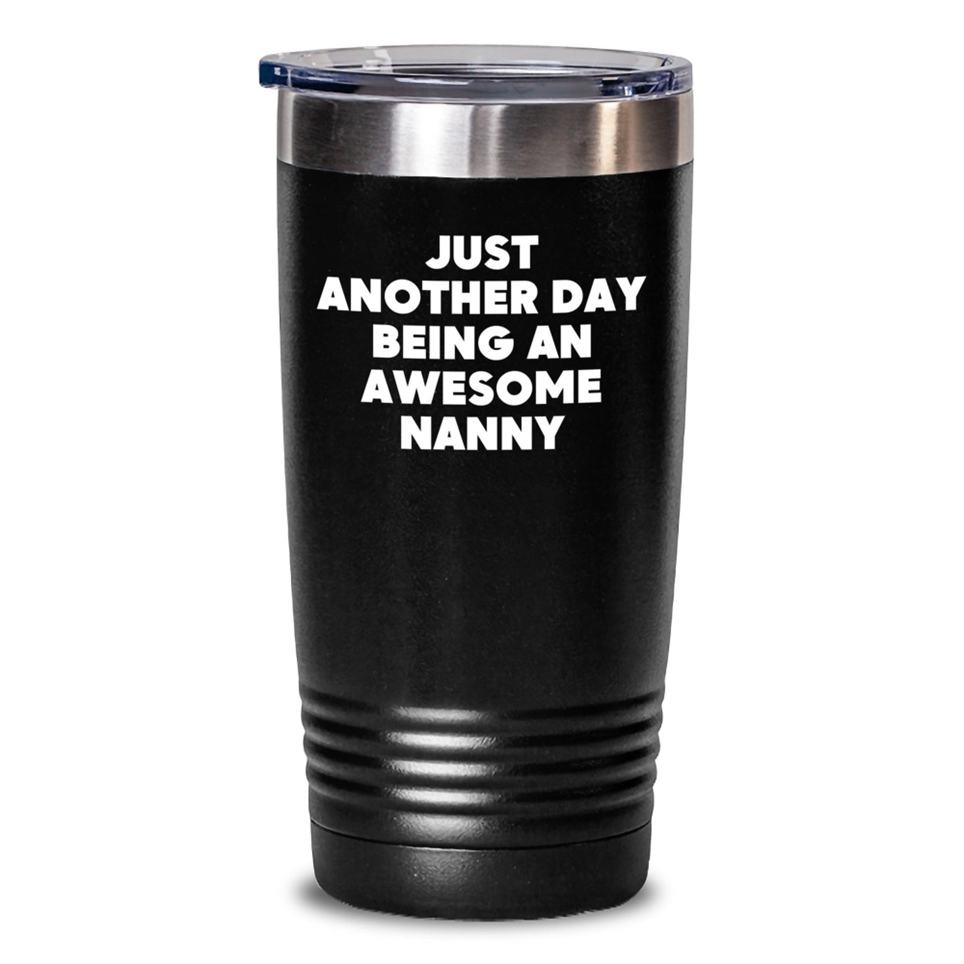 Funny Nanny Gifts from Family, Christmas Unique Gifts for Awesome Nanny - 20oz/30oz Tumbler with Lid - The Buy Boom