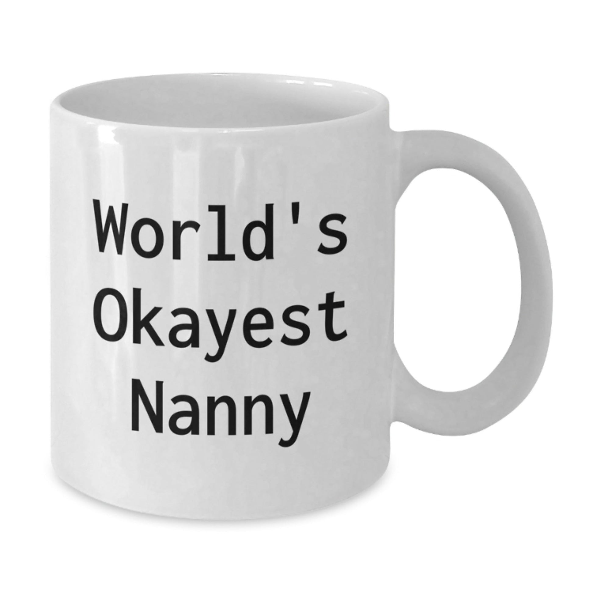 Funny Nanny White Coffee Mug Gifts from Friends for Nanny Christmas Unique Gifts - The Buy Boom