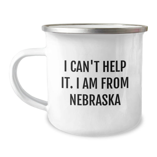 Funny Nebraska Gifts for Men from Family - Nebraska Camping Mug - I 'm From Nebraska, It 's in My Blood - The Buy Boom