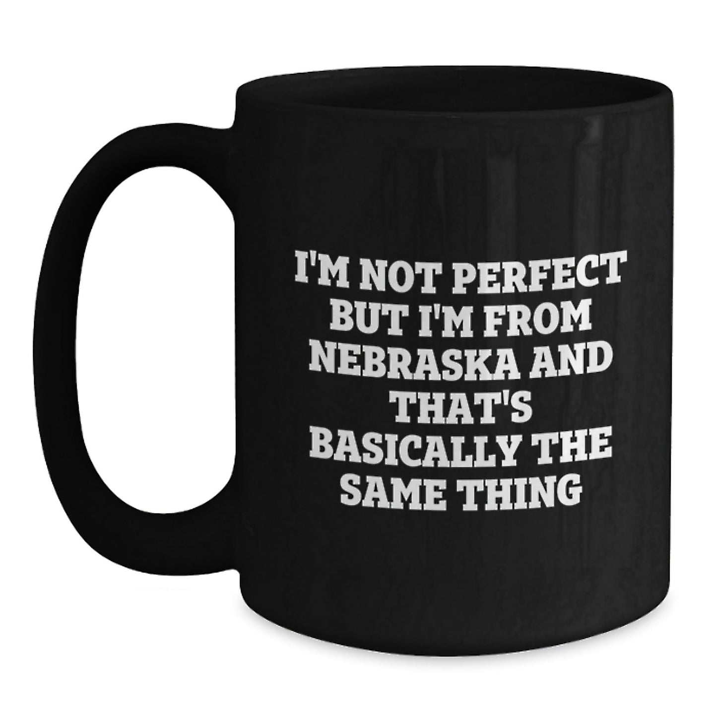 Funny Nebraska Gifts from Friends, Nebraska Black Coffee Mug Birthday Unique Gifts for Men Women Family Friends - The Buy Boom