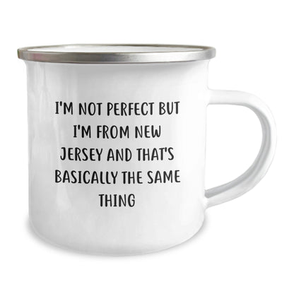 Funny New Jersey Gifts from Friends, Unique Birthday Unique Gifts for New Jersey Guys and Gals, Camping Mug with Hilarious Quote - The Buy Boom