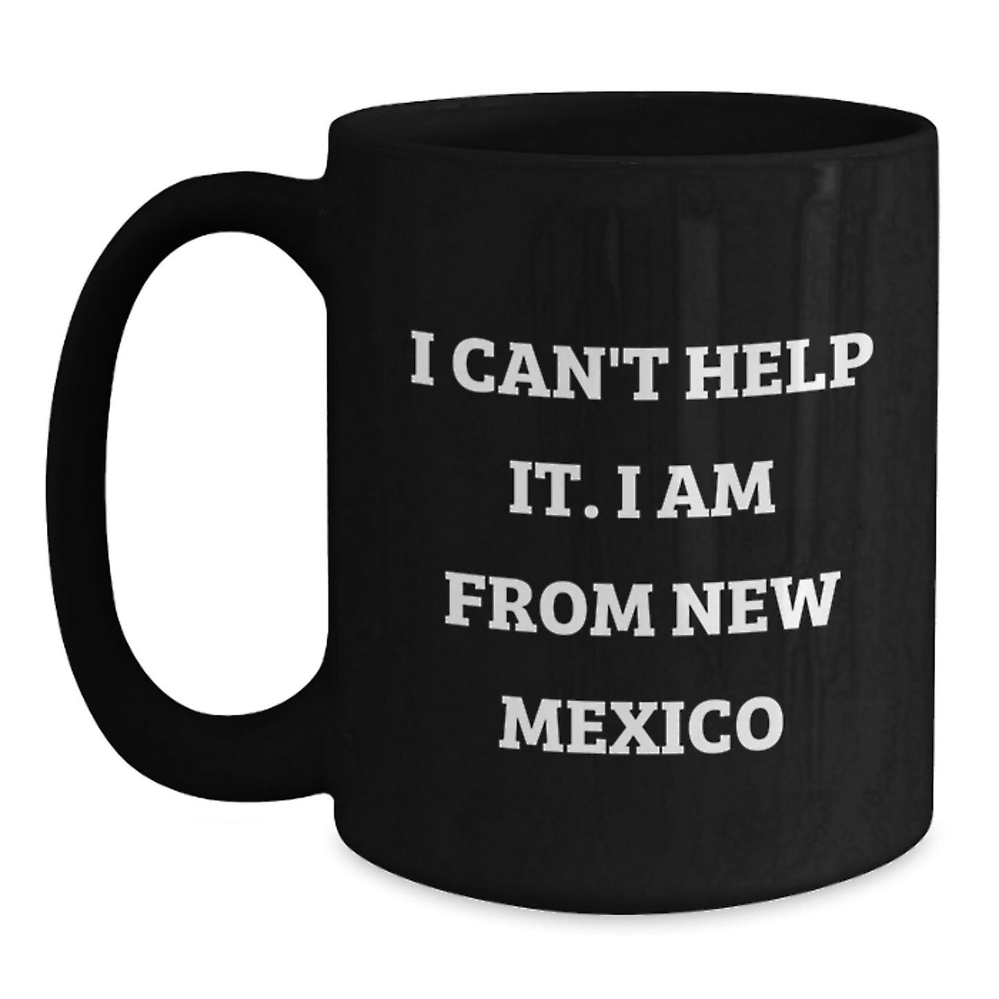 Funny New Mexico Christmas Unique Gifts from Friends and Family - I'm a New Mexico Girl Black Coffee Mug, New Mexico Lovers Cup - The Buy Boom