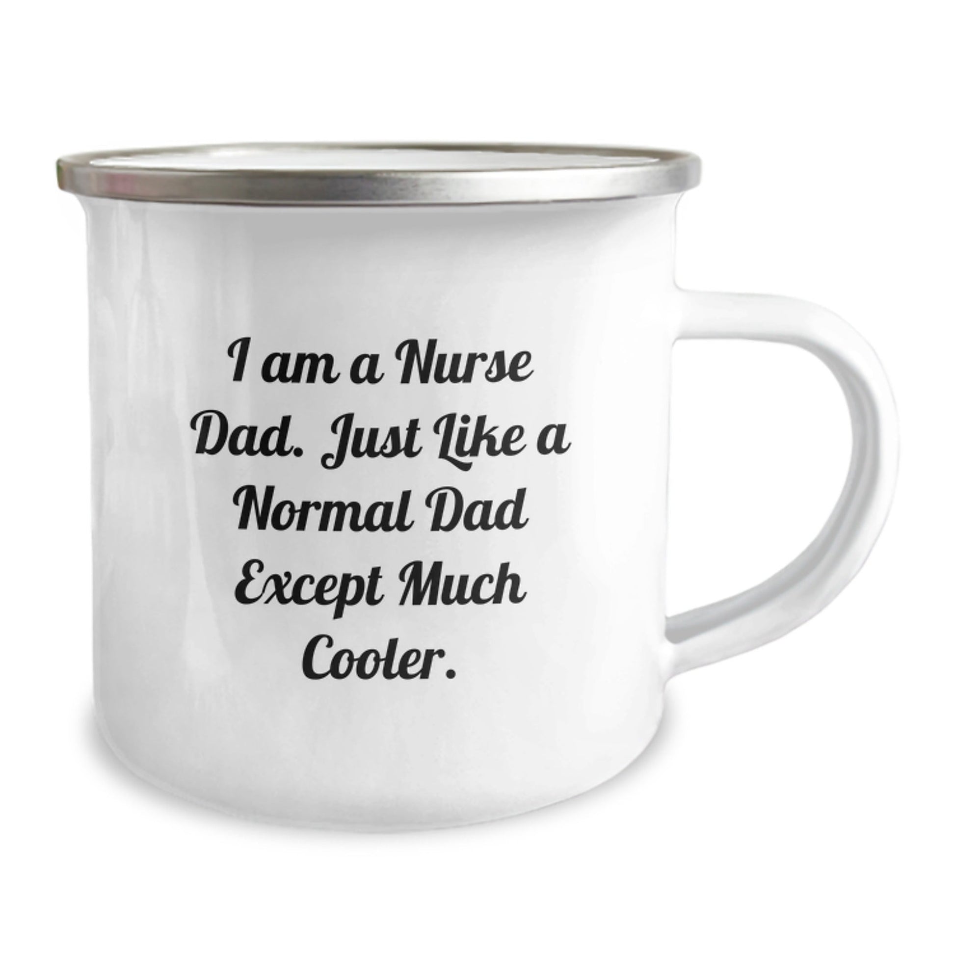 Funny Nurse Gifts for Men, 'I Am A Nurse Dad' Camping Mug, Graduation Unique Gifts from Men - The Buy Boom