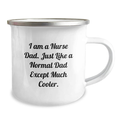 Funny Nurse Gifts for Men, 'I Am A Nurse Dad' Camping Mug, Graduation Unique Gifts from Men - The Buy Boom