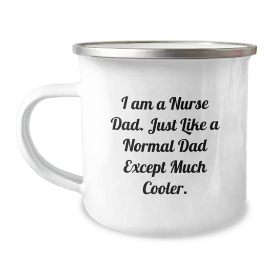 Funny Nurse Gifts for Men, 'I Am A Nurse Dad' Camping Mug, Graduation Unique Gifts from Men - The Buy Boom