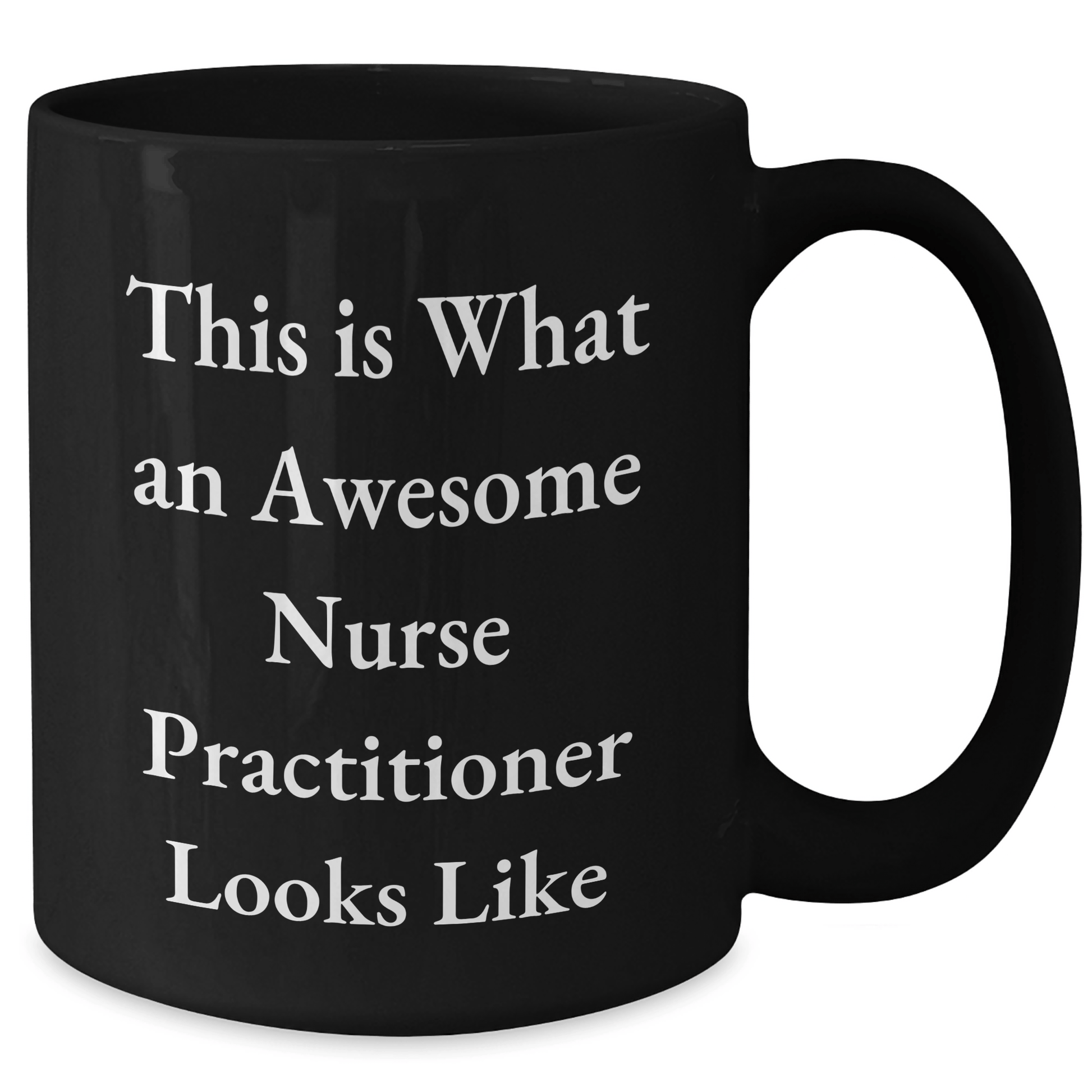 Funny Nurse Practitioner Gifts - 'This Is What An Awesome Nurse Practitioner Looks Like' Black Coffee Mug for Fathers Day, Gifts from Men, Gifts for Nurse Practitioner - The Buy Boom